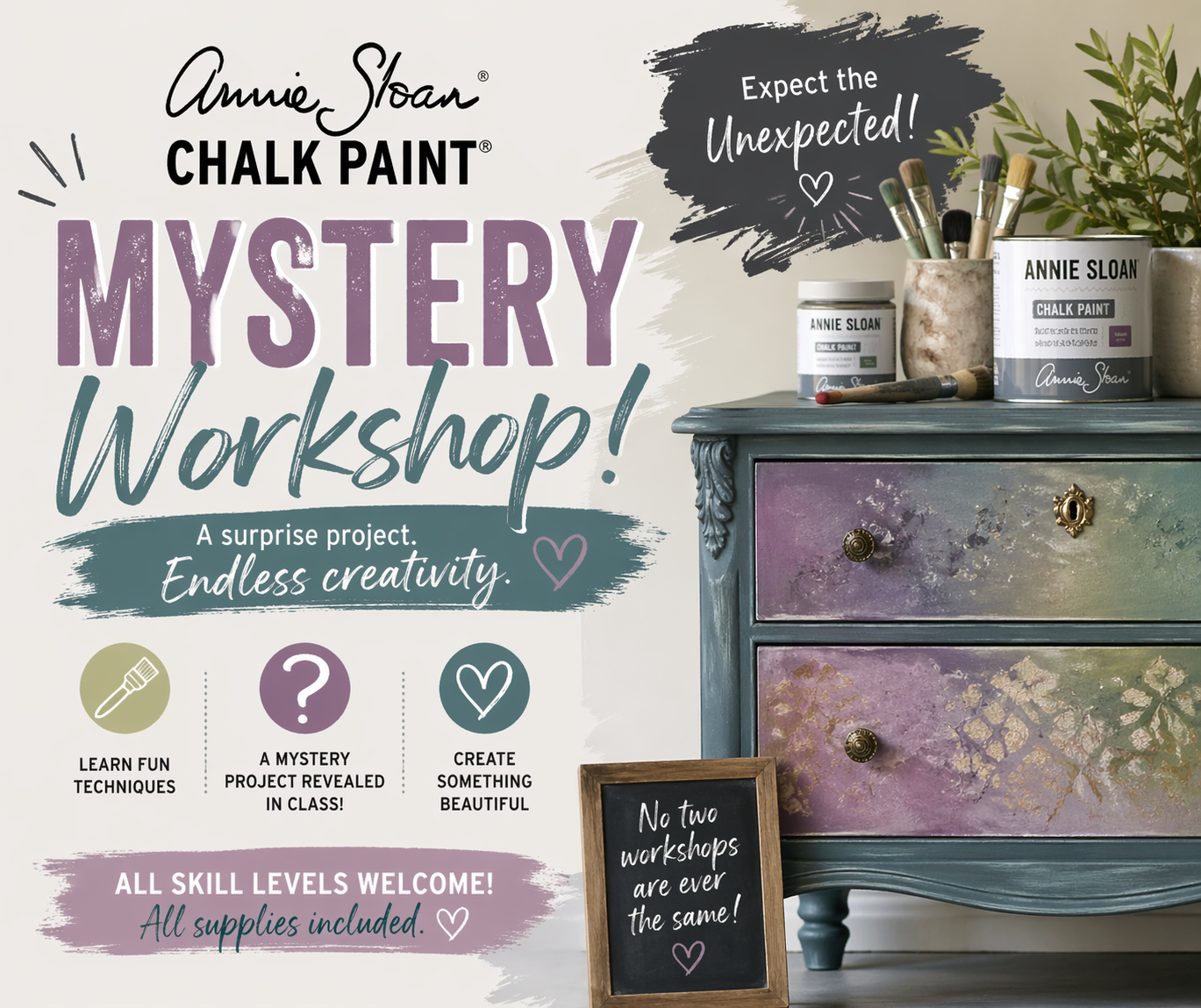 Annie Sloan Mystery Workshop - May 11, 2026